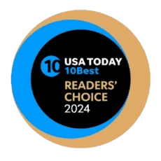 Footer logo USA TODAY READERS' CHOICE AWARDS 2024