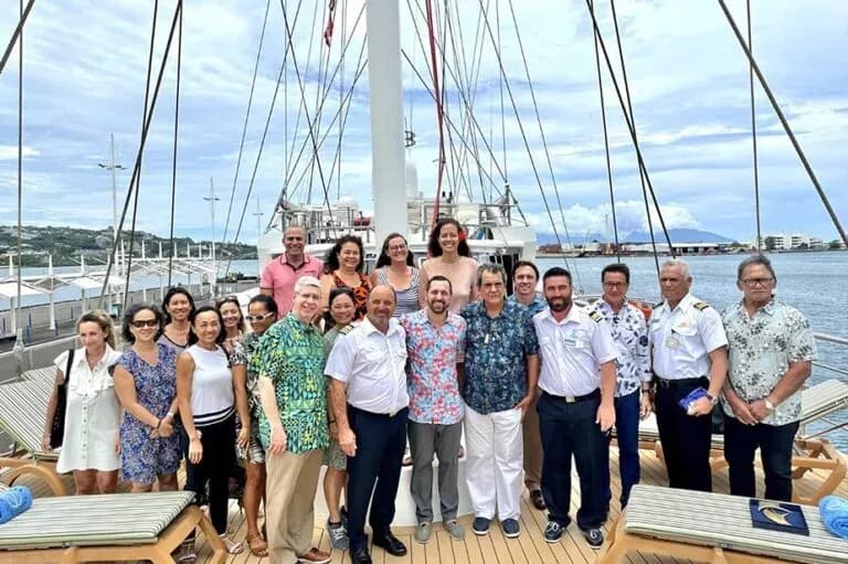 Image for French Polynesian welcomes Variety Cruises in Tahiti
