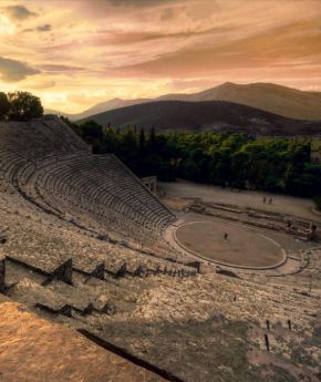 Ancient Epidaurus, a UNESCO World Heritage Site in Greece