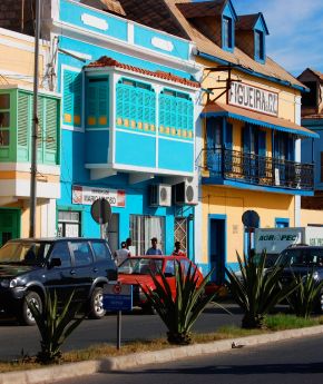 Traditional colourful buildings