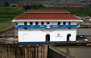 Panama Canal traditional building