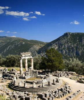 Ruins of Delphi, Greece.