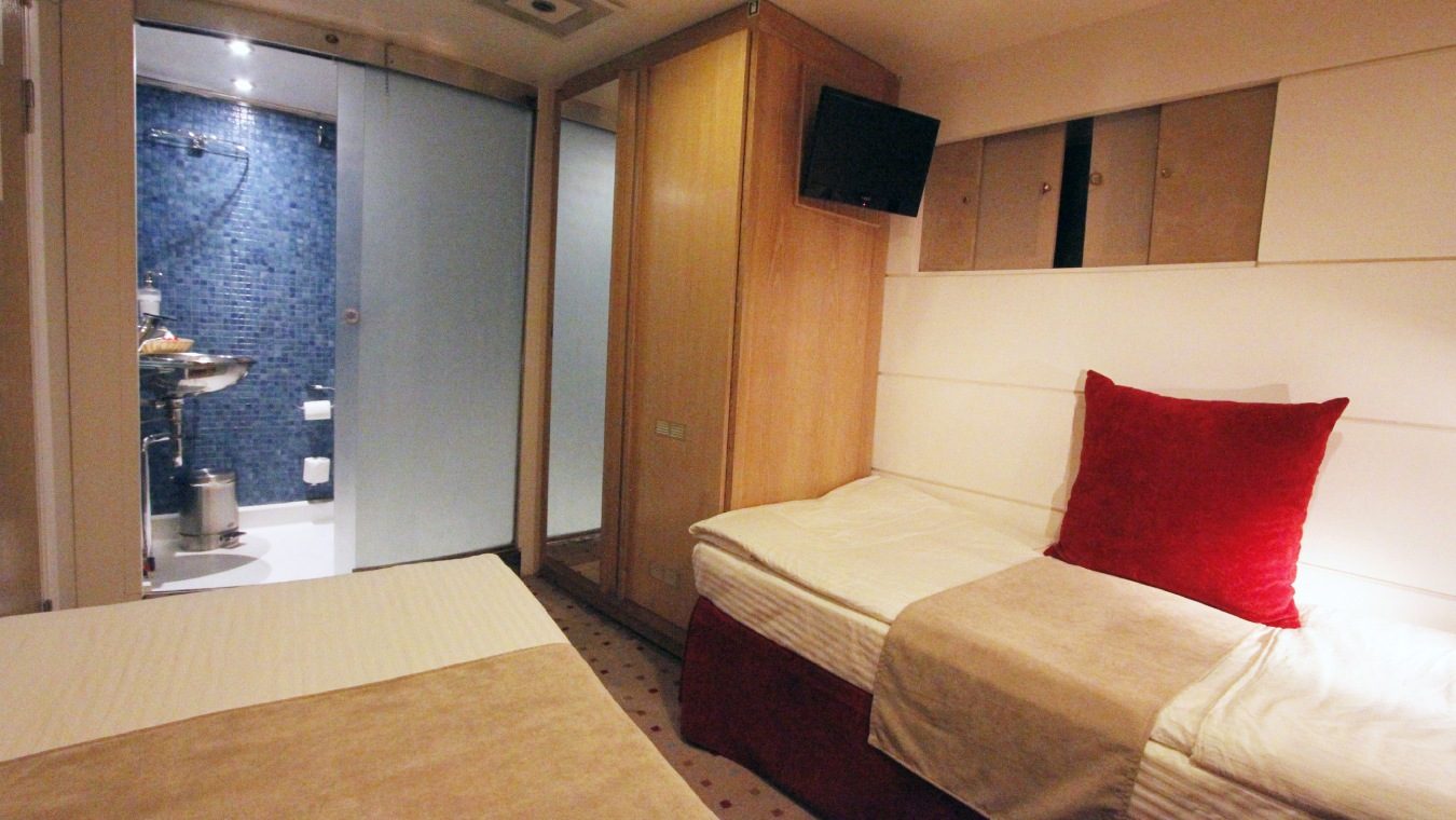 Category A cabin on a Variety Cruises small ship