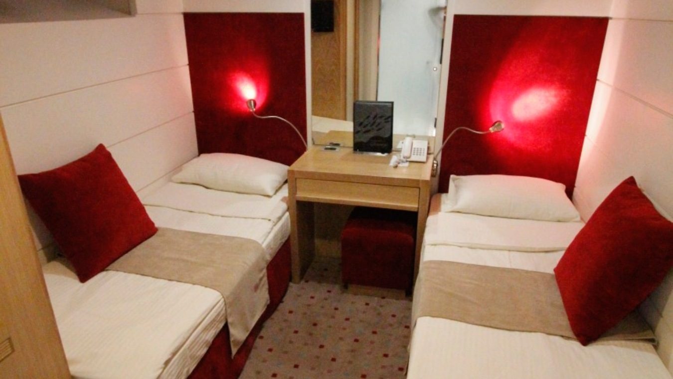 Category C cabin on a Variety Cruises small ship