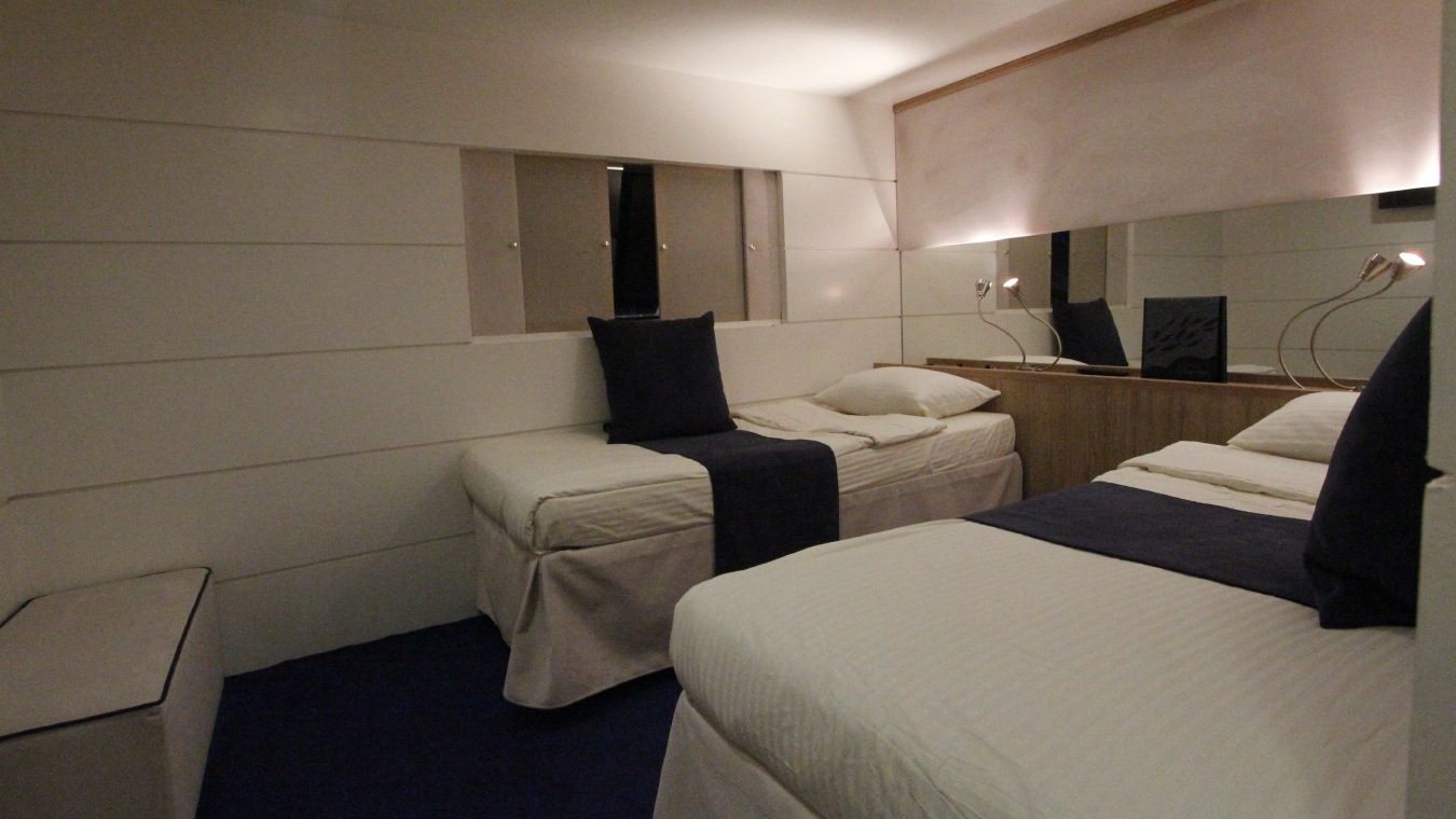 Category P cabin on a Variety Cruises small ship