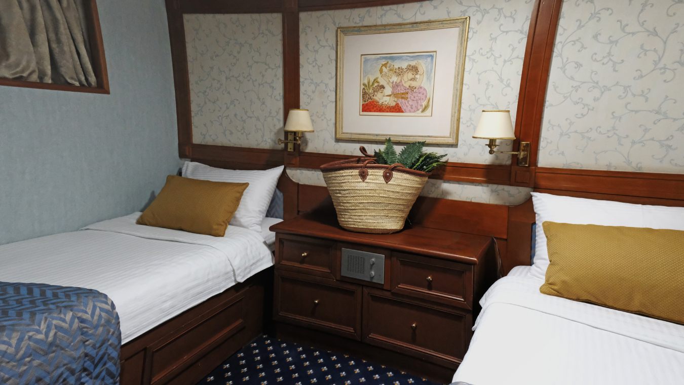 Category B cabin on the Callisto with Variety Cruises