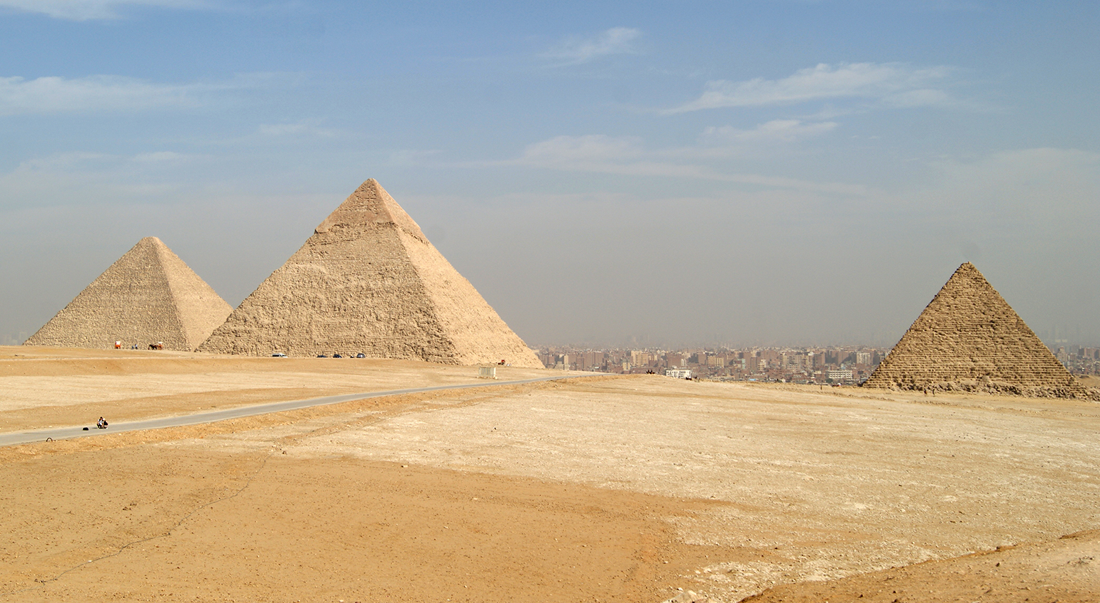 The ancient pyramids in Egypt