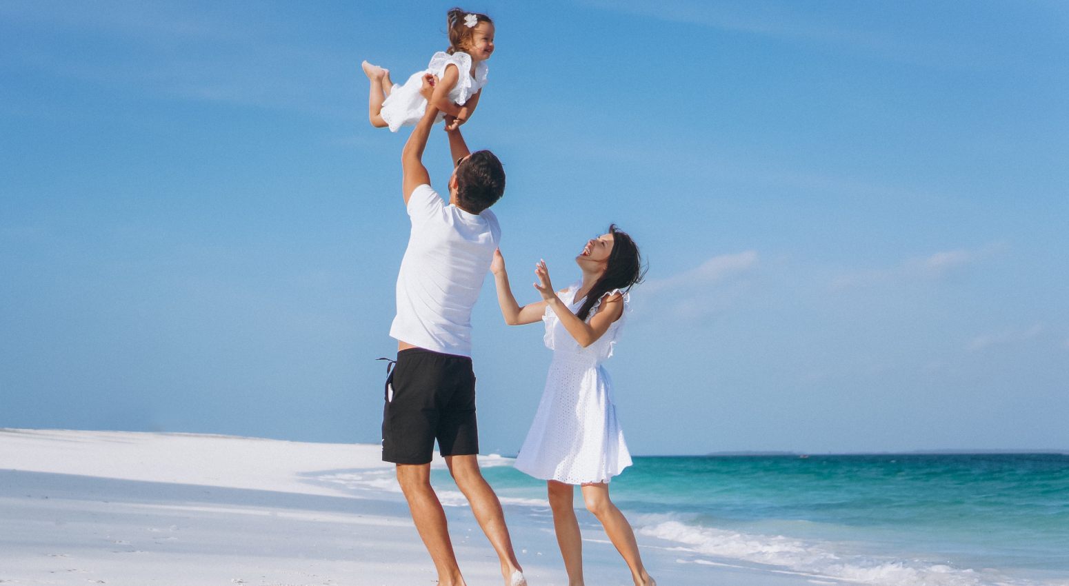 Family on a holiday cruise.