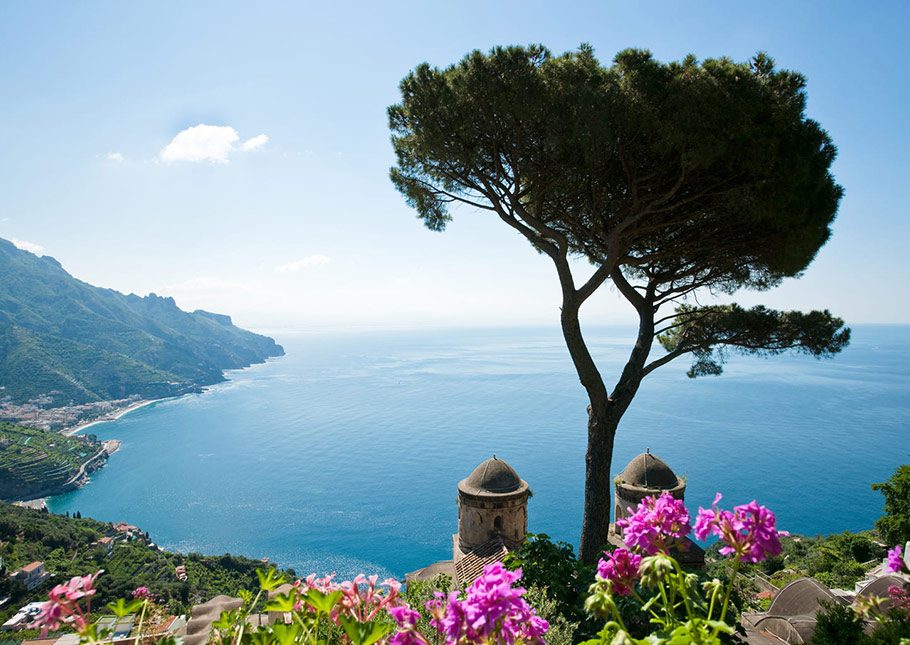 Sea view from a clif