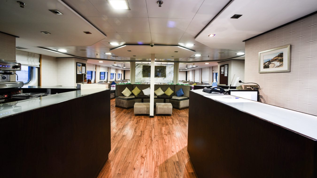 Reception and Bar Lounge Area on board the Harmony V