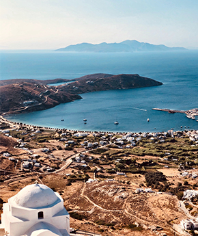 View of Serifos island in Greece