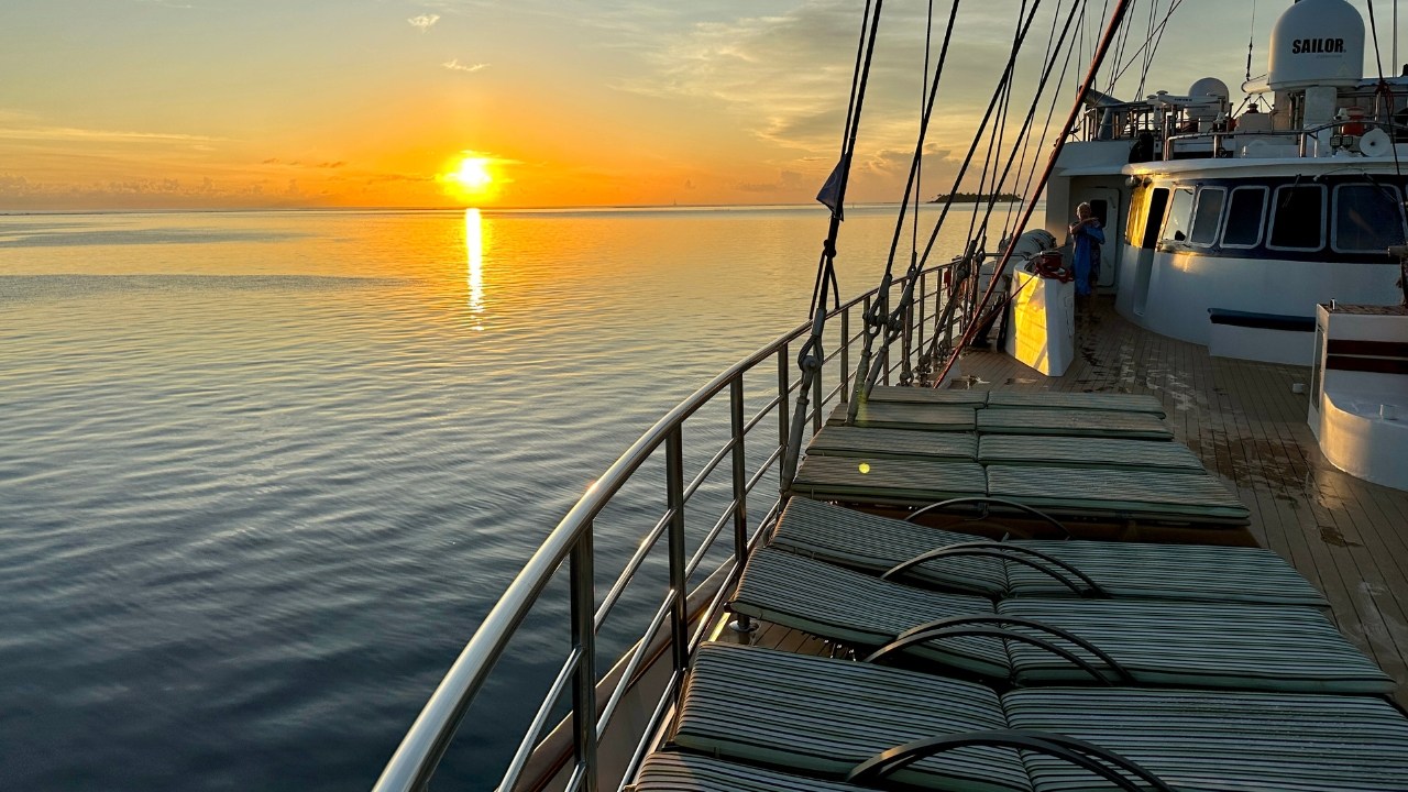 Aerial photo of the Sun Deck of Harmony G