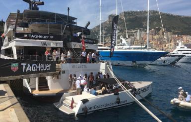 Variety Voyager cruise ship chartered by Tag Heuer during F1 Grand Prix in Monaco