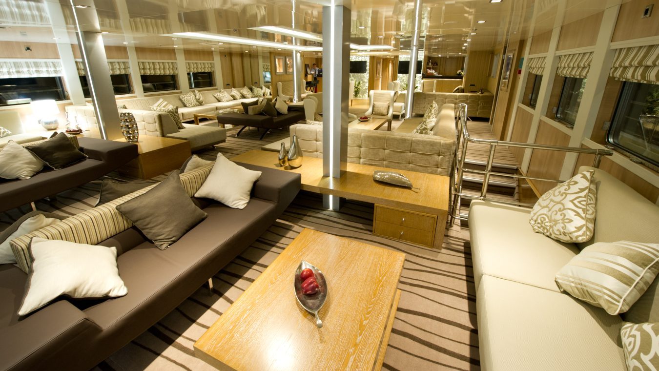 Variety Voyager yacht lounge area