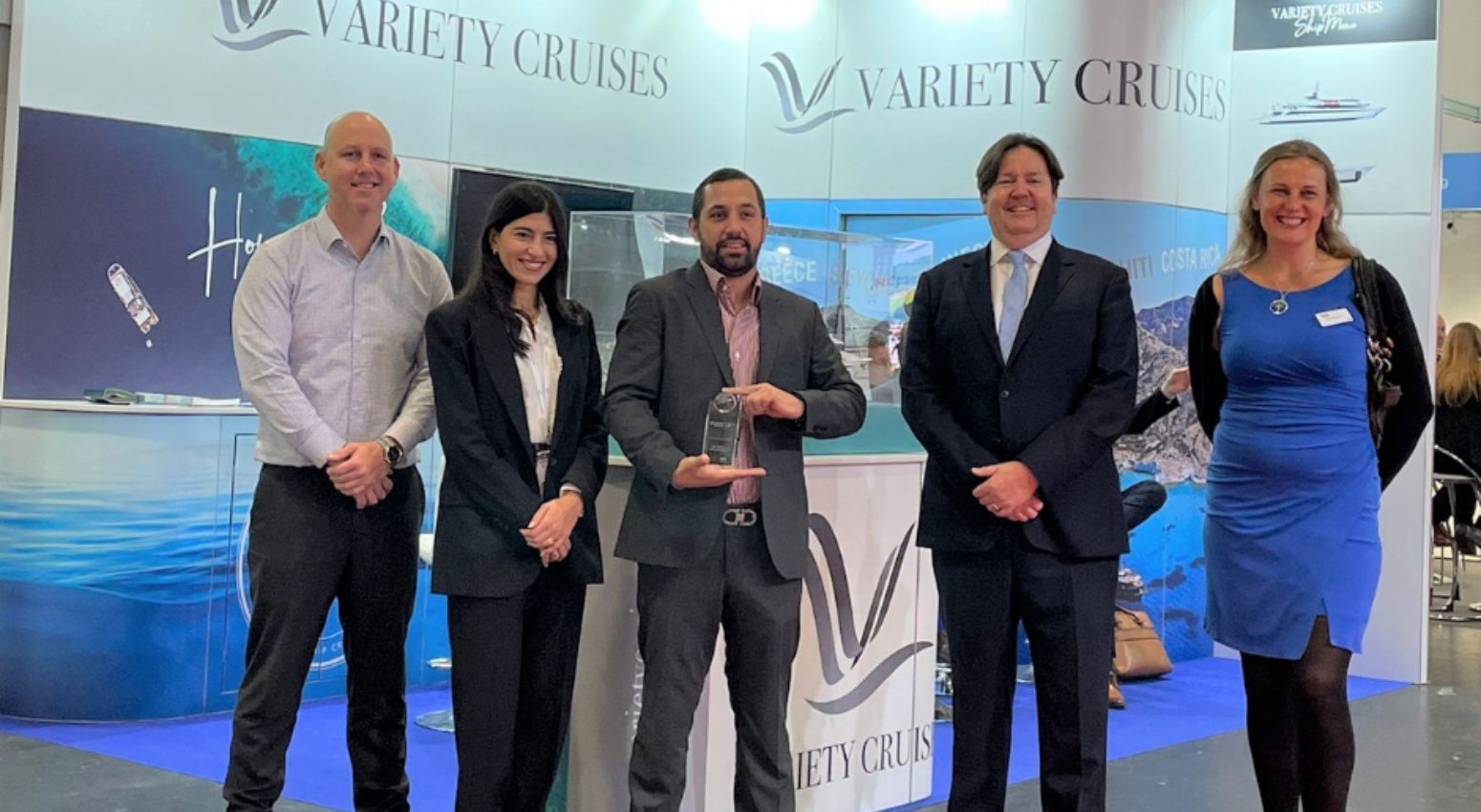 Variety Cruises' people with its awards