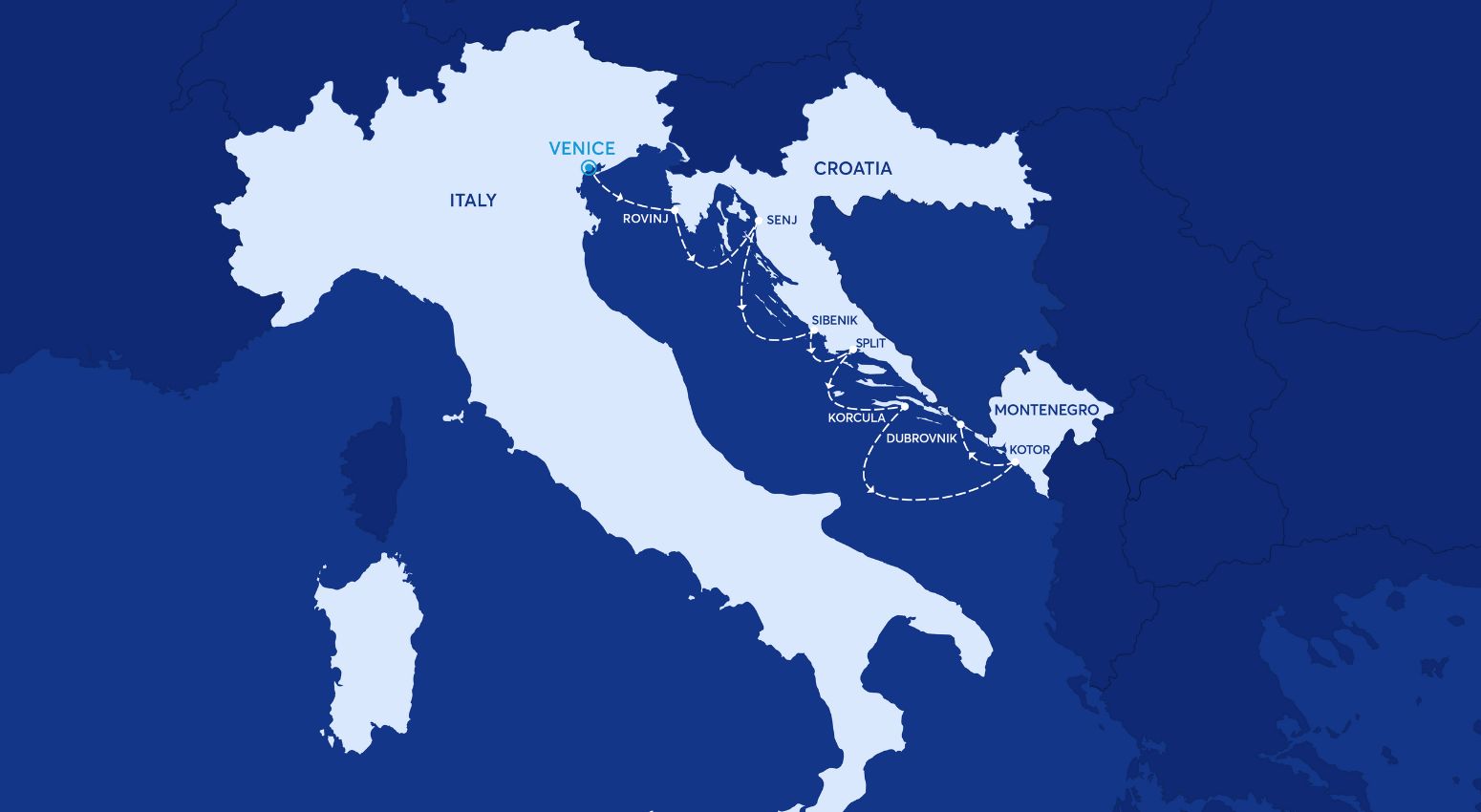Map of Italy and Croatia_2