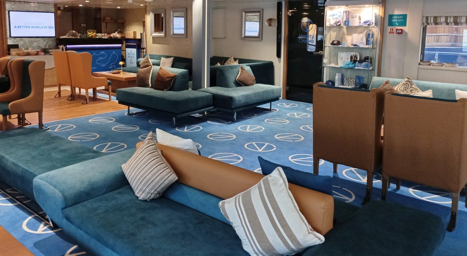 Reception and Bar of Variety Voyager cruise ship