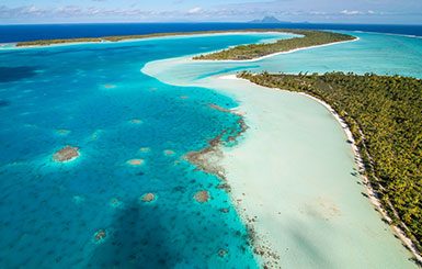 Variety Cruises tropical beach with turquoise waters