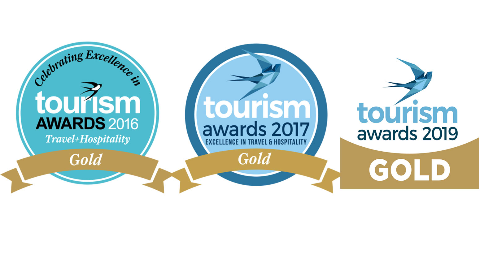 Variety Cruises logo with "Greek Tourism Awards 2019" and "Gold Award" text