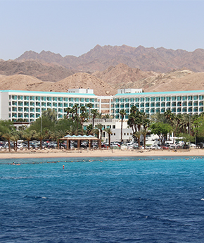 A luxury hotel near water at Ain Sokhna