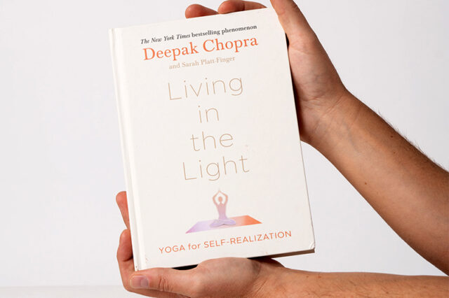 Living in the ligh book, by Deepark Chopra