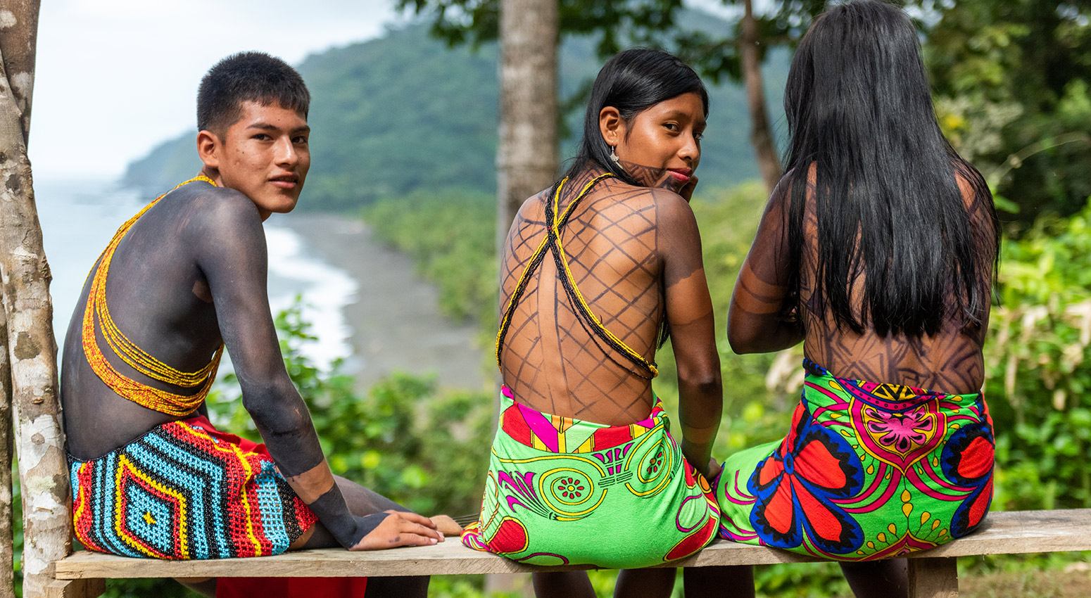 Native people in Costa Rica