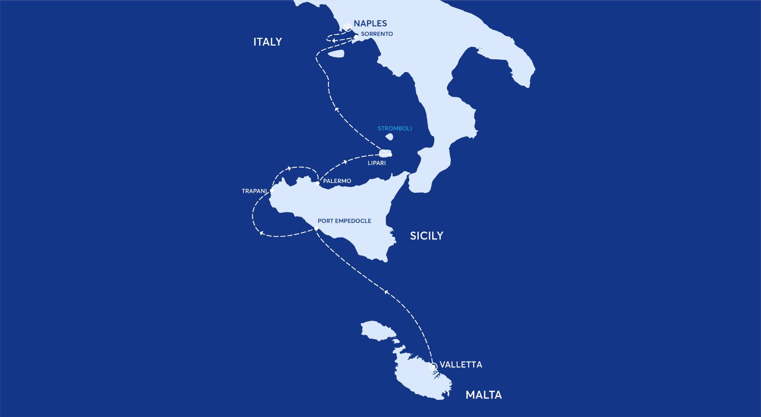 Map of Italy, Sicily and Malta_1