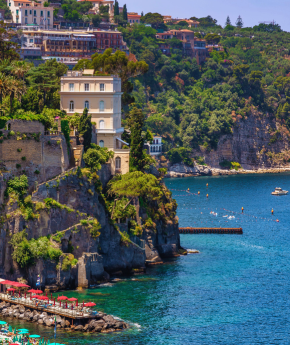 Aerial photo of Sorrento peninsula
