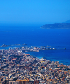 Areal photo of Trapani