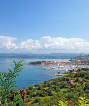 Aerial photo of Koper, Slovenia