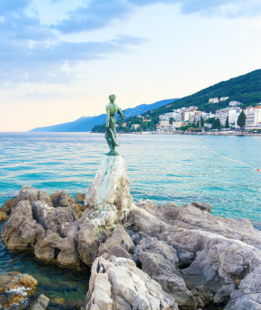 The Opatka statue in Croatia