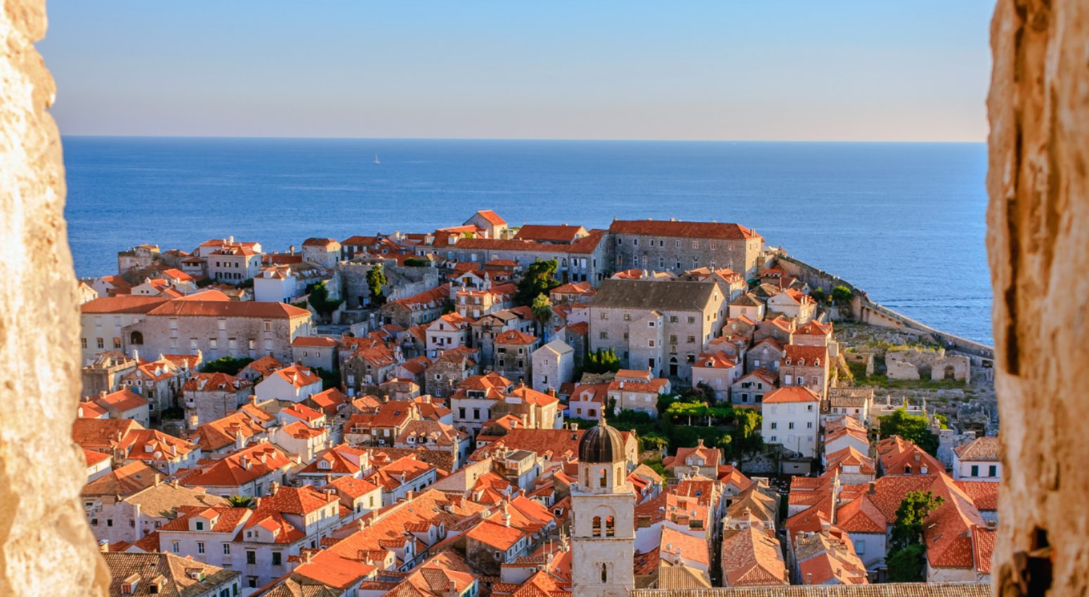 View of Dubrovnik City in Croatia