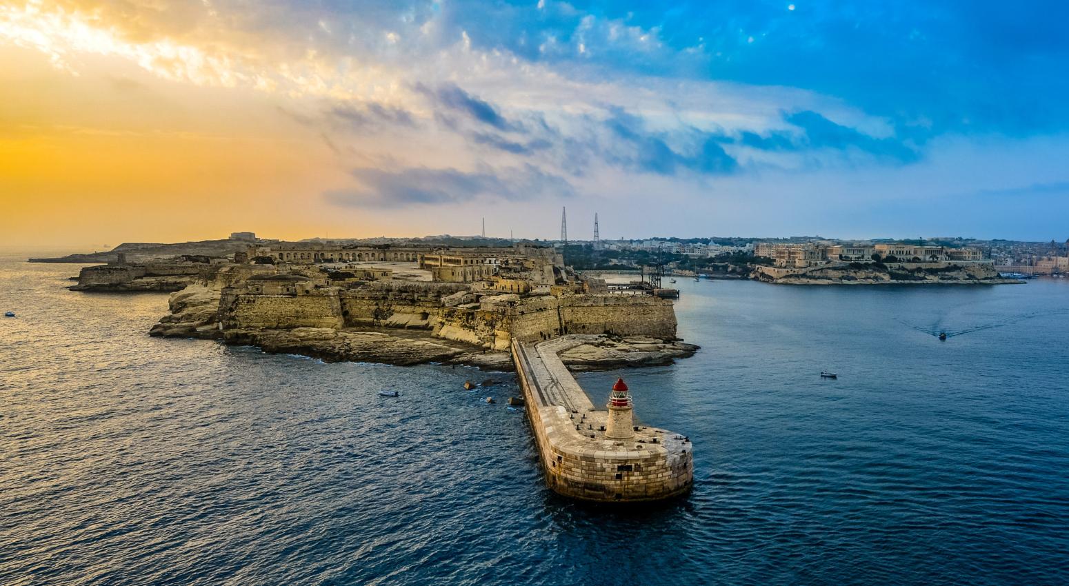 Aerial Photo of Valetta, Malta