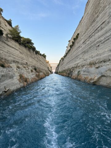 Sail Through the Corinth Canal